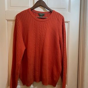 Large men’s cotton and cashmere sweater